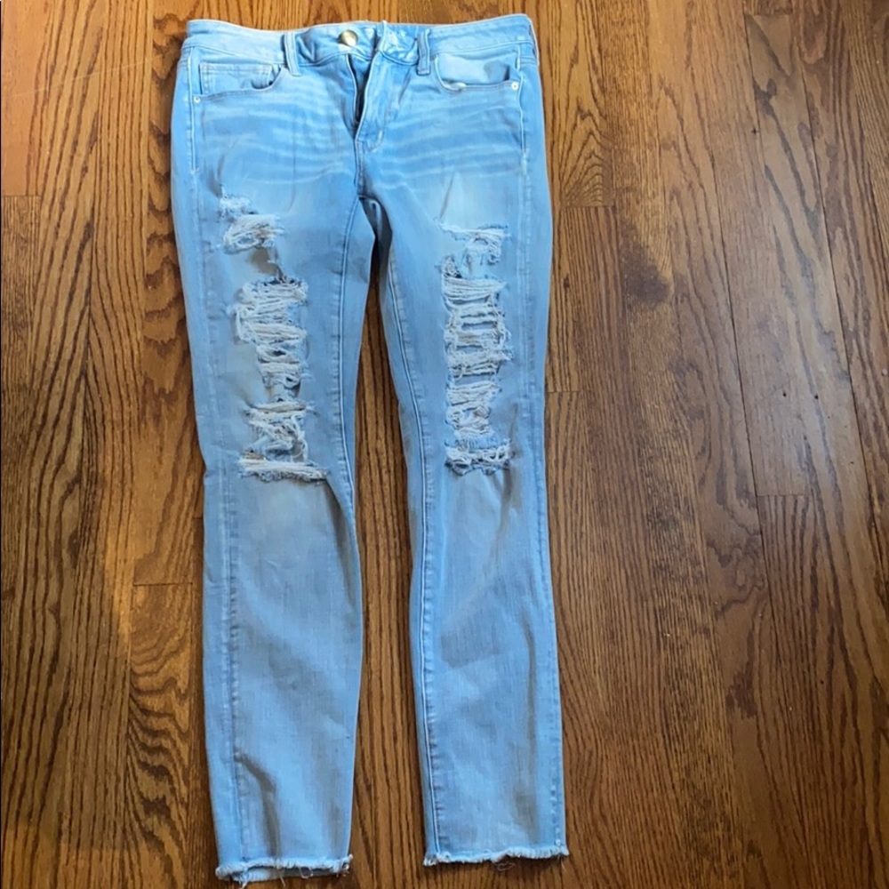 American Eagle ripped jeans